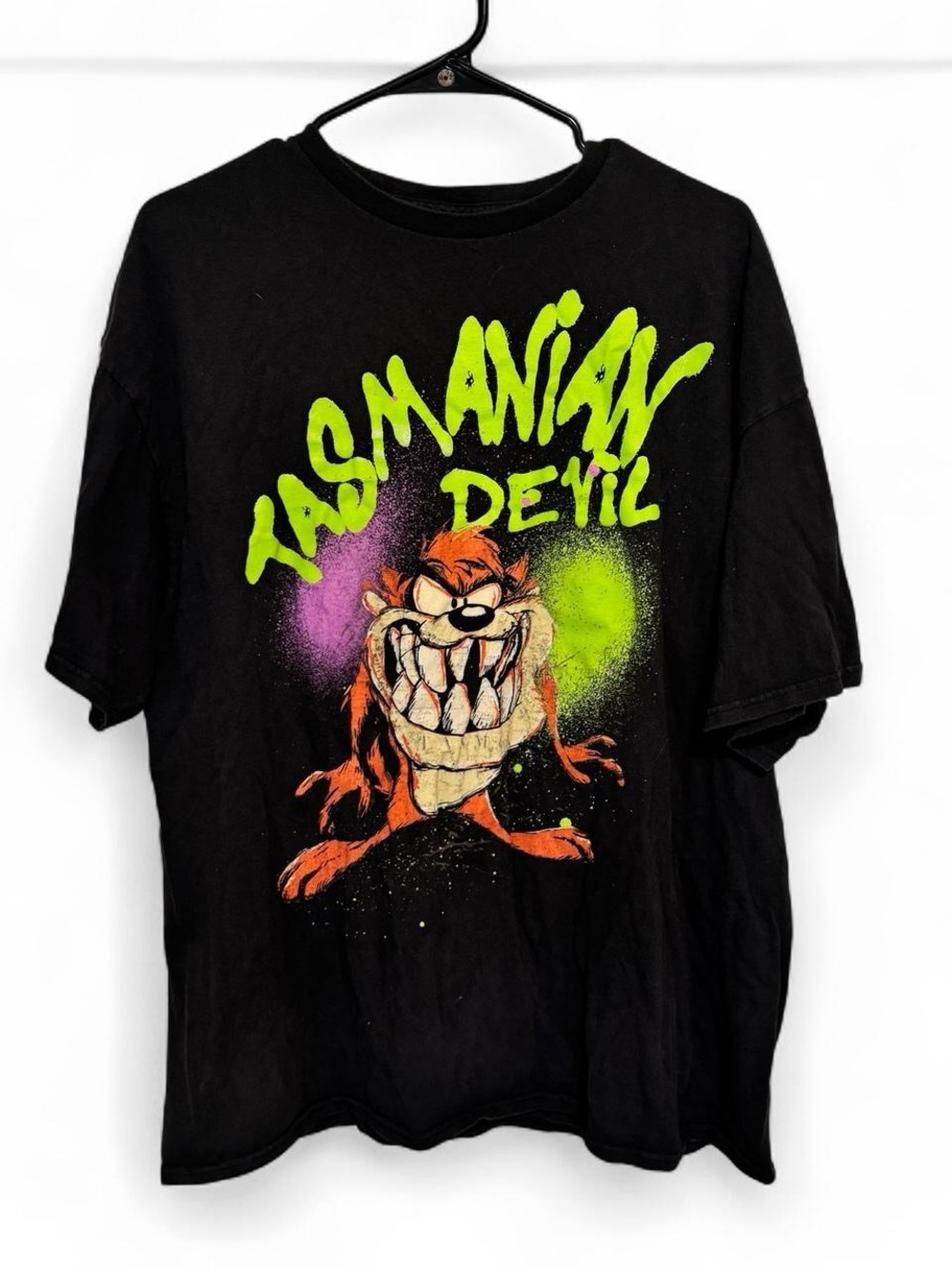 Black Tazmanian Devil Graphic Tee - Men's Short Sleeve Shirt
